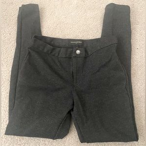 Banana Republic skinny work pants in Dark heather Grey